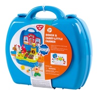Playgotoys ของเล่นเสริมพัฒนาการ โดว์กระเป๋าหิ้ว เซ็ตฟาร์มสัตว์เลี้ยงแสนซน(8830)