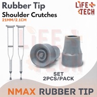 Anti Slip Rubber Tips 2pcs (21mm) | Axillary, Shoulder & Elbow Crutches | Getah Tongkat 拐杖四腳 套
