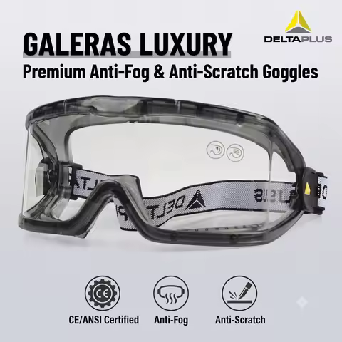 DELTAPLUS Safety Goggles Over Glasses Engineering Ppe For Home And Workshop Gafas De Seguridad Indus