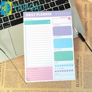 GLENES To Do List Notepad, 60 Sheets Portable Schedules Journal, Hourly Organizer Weekly Planner Eas