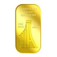 Puregold 5g Singapore Marina Bay Sands Gold Bar | 999.9 Pure Gold