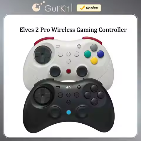 GuliKit NS59 Elves 2 Pro Wireless Gaming Controller, Gamepad with Hall Joysticks for Switch,PC Windo