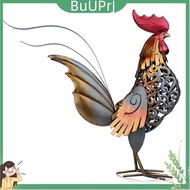 Metal Rooster Decor Chicken Statues for Yard Ornaments Yard Chicken Decoration Outdoor Garden Statue