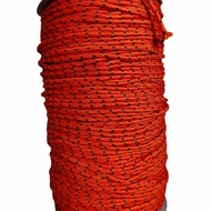 Tali Prusik Rol 3mm-Tali frusik-Tali paracord-Tali masker-Tali Gelang - Orange/Hitam