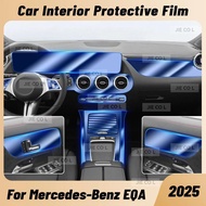 Anti-scratch Car Interior Center Console Media Dashboard Navigation TPU Protector Film For Mercedes 