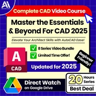 8 Autocad Courses Bundle | Learn Autocad CAD | AutoCAD Courses for Beginners