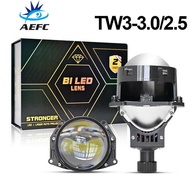 Car LED Headlight 8/10cm Lossless Dual Light Lens 55W Single Light Cup H4 H7 led Motorcycle Headligh