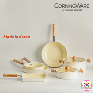 Corelle Corningware by Corelle Brands Butter Cookware Ceramic Pot Frying Pan Wok Pan Egg Pan Gift Made in Korea Non-stick Pan 5-Ply Ceramic Coating PFOA. PFOS FREE