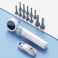 [HD Otoscope] 1080P Otoscope Ear Camera With 1.38'' Screen | 4 LEDs, 12 Silicone Specula Tips, Suppo