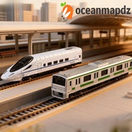 OCEANMAPDZ Inertial Train Model, Alloy Material Metal Diecast Simulation Train Model, Shinkansen Nos
