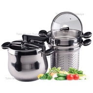 Oxone Ox - 1060f 5 In 1 Presto Pot - Stainless - Silver