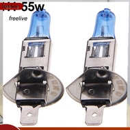 freelive|  2Pcs H1/H4/H7 55W/100W Xenon Gas Halogen Headlight White Lamps 12V 5000K Bulbs