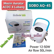 Paket AERATOR ACDC untuk KOLAM ikan. AMARA AQ-45 4 Lubang.