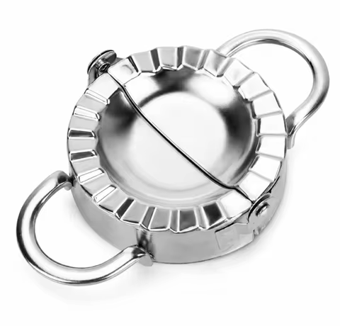 Stainless Steel Dumpling Maker Ravioli Wonton Press Mold for Pierogi Empanada