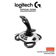 Logitech Extreme 3D Pro Joystick,12 Programmable buttons, 8-Way Hat Switch, Contoured Grip, Stable W