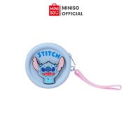 Miniso Disney Lilo & Stitch Warna Pink Biru - Dompet Koin Silikon Karakter Gaya Korea