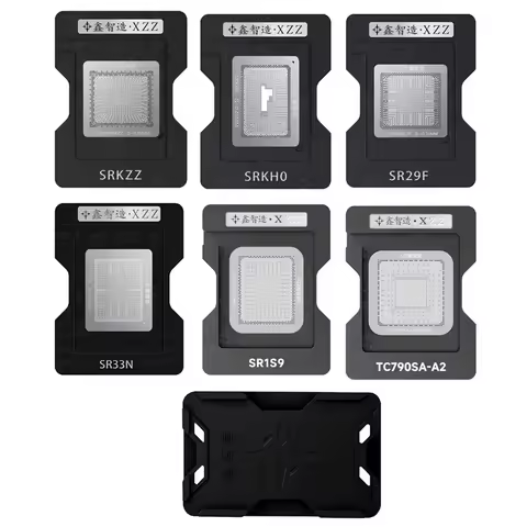 XZZ BGA reballing stencil for SRKZZ SRKH0 SR29F SR33N SR1S9 TC790SA-A2 Direct heating BGA template T