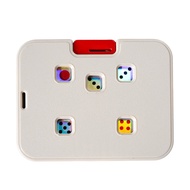 microgood Card-type Dice Roller Travel Dice Toy Portable Press Dice Roller Mechanical Clicker Toy –