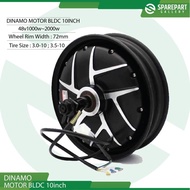 premium Dinamo bldc 10inch 48v 1000w-2000w electric scooter hub motor
