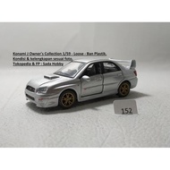 DIECAST KONAMI J OWNER'S COLLECTION SUBARU IMPREZA SILVER UNIT ONLY CADATOYS