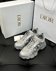 DIOR 迪奧 銀色 男女同款 老爹鞋