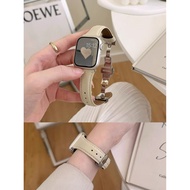 smart watch watch Suitable for iwatch10 Strap S9 High-End Niche S8 Apple Watch Lambskin Soft applewa
