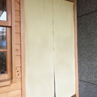 有機棉山梔子染日式中門簾 Organic Cotton