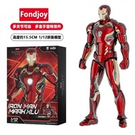 1:12 Original Fondjoy Iron Man Mk45 Mk1 Mk2 Mk3 Mk4 Mk5 Diy Toy Action Figure Tony Stark Legend Coll