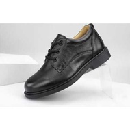 kasut kulit hitam pvc budak / kids pvc black formal shoes