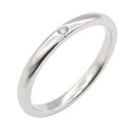 【二手】蒂芙尼 (Tiffany & Co.) 疊戴式鑽石戒指，17.5 號，Pt950 鉑金，男女皆宜