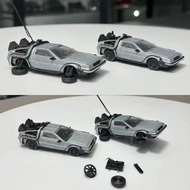 DCM 1: 64 Back to the Future Time Car DeLorean DMC-12 Alloy Car Model