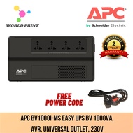 APC BV1000I-MS EASY UPS BV 1000VA, AVR, Universal Outlet, 230V