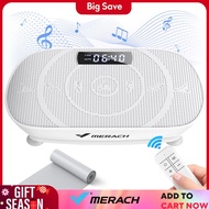 MERACH Plate Exercise Machine Whole Body Workout Power Vibrate Fitness Platform Plate Weight Loss & 