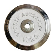 1PC - 10KG DUMBELL BARBELL GYM CHROME PLATES SPORTS AUTHORITY AVAILABLE ALSO 1.25KG/2.5KG/5KG/15KG