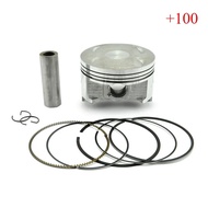 Motorcycle Engine Parts Piston & Rings Kits Set For Suzuki AN400 Burgman Skywave 400 +100 Oversize B