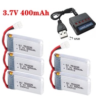 3.7V 400mAh Lipo Battery For X4H107H31KY101E33C E33U816A V252H6C RC Quadcopter Drone Spare Part 3.7V