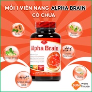 Olympian Labs Alpha Brain Brain Supplement Enhances Brain Function, Supports Brain Circulation