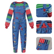 Chucky Season 2 Cosplay Costume Chucky Children's Outfit Overalls Cosplay Stage Performance Costume