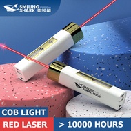 SmilingShark JG867 laser pointer ปากกาเลเซอร์ แบบพกพา สีแดง สีเขียว เลเซอร์ปากกาเลเซอร์ พอร์ตชาร์จ Android เลเซอร์แมว