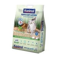 Kanimal คานิมอล ทรายแมวเต้าหู้ธรรมชาติ จับก้อนไว ฝุ่นน้อย ขนาด 20 ลิตร