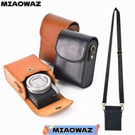 MIAOWAZ Camera , Portable Adjustable Strap Storage Bag, Shockproof Leather Waterproof Protective Cov