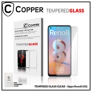 Oppo Reno 8 (5G) - COPPER TEMPERED GLASS FULL CLEAR