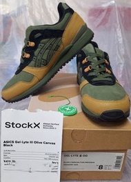 3. ASICS GEL LYTE III OG OLIVE CANVAS