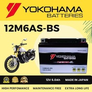 12M6AS-BS 12M6 BATTERY YOKOHAMA GEL BATERI MOTORCYCLE KRISS MR2 DTM150 DEMAK YUASA RKM NGK