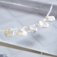 碎水晶和 Keshi 珍珠項鍊