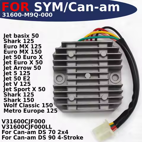 Voltage Regulator Rectifier For SYM Shark Wolf Classic 125 150 For Can-am DS 70 2x4 4-Stroke V31600C