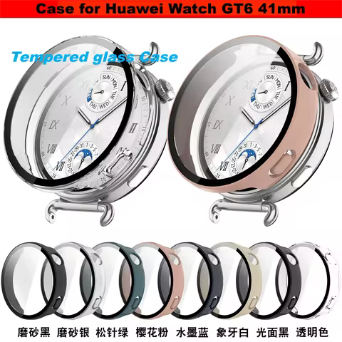 Screen protector for Huawei Watch GT6 41mm Tempered glass Case smart watch case FOR Huawei Watch GT 