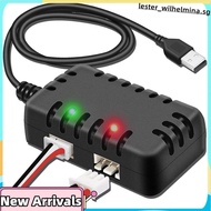 7.4V Lipo Battery Charger - RC Car Balance Chargers USB Cable 2-In-1 with XH-3P Plug 1A for 2S Batte