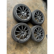 OZ Racing 18 Inch Hyper GT HLT NADH060 Made in Italy 5x120 Sport Rims with Tyres Original Halfcut Ja