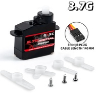 RCXAZ 2g 3.7g 4.3g Digital Micro Servo 180° Rotation for RC Airplane Drone Mini Car Helicopter Fixed